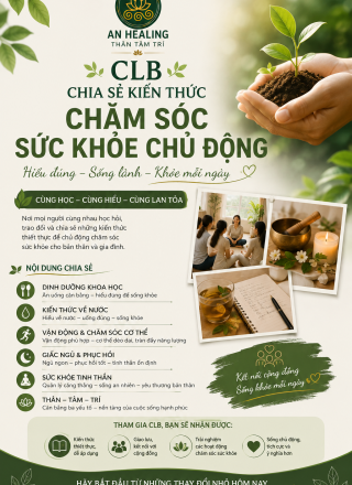 CLB CHIA SẺ KIẾN THỨC CHĂM SÓC SỨC KHỎE CHỦ ĐỘNG