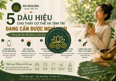 5 DẤU HIỆU CHO THẤY CƠ THỂ VÀ TÂM TRÍ ĐANG CẦN ĐƯỢC NGHỈ NGƠI